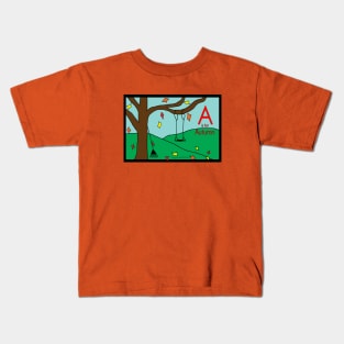 A is for Autumn Kids T-Shirt